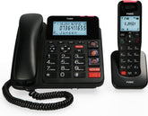 Huistelefoon senioren - Senioren telefoon - Vaste lijn - Zwart - Fysic FX-8025 •
